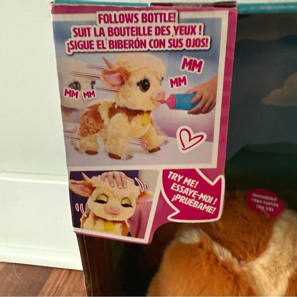 FurReal Maggie the Feed & Follow Cow Interactive Pet Toy Stuffed Animal Hot Toy! - Picture 3 of 6